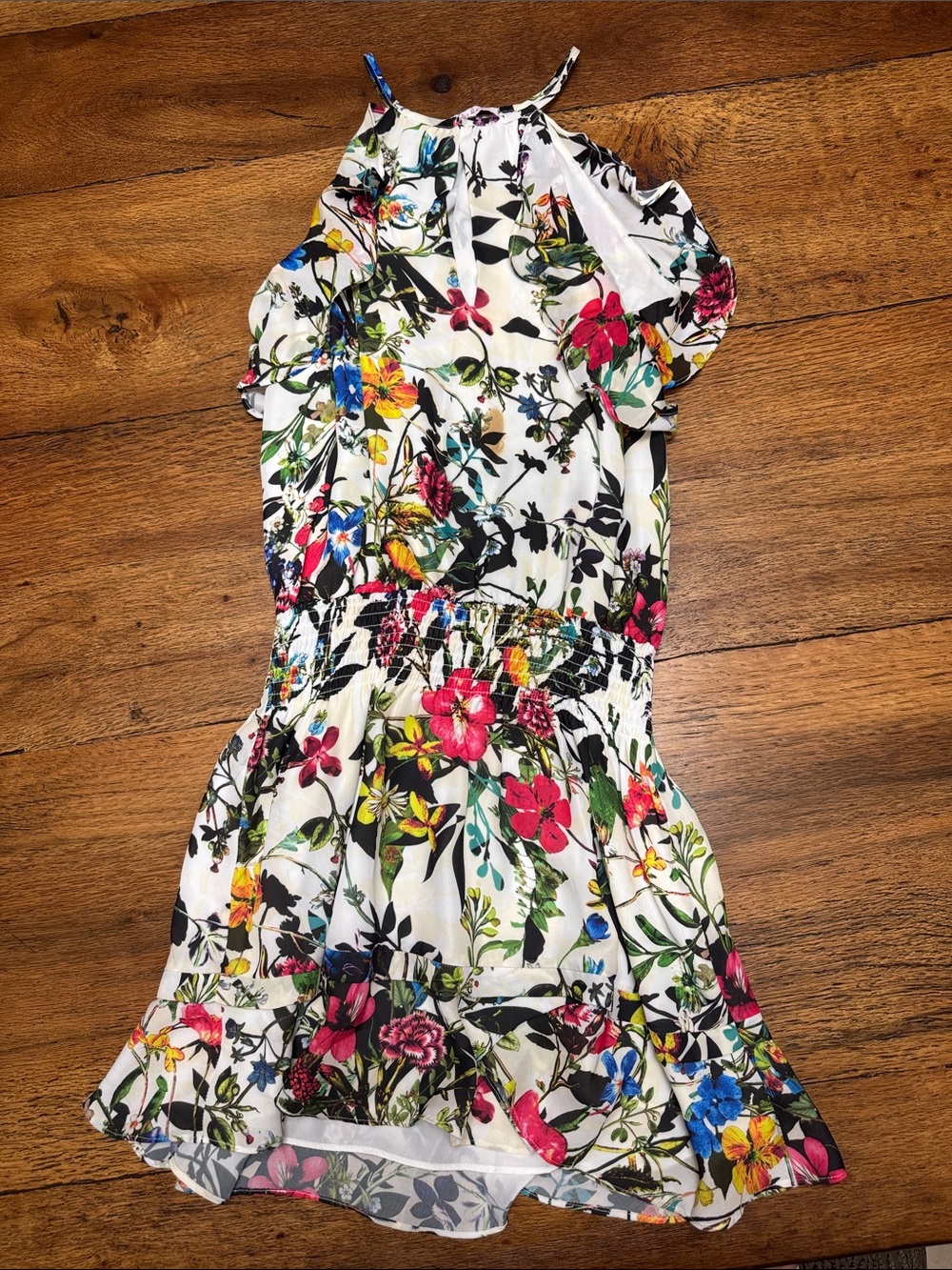 Parker Floral Dress with cinched waist